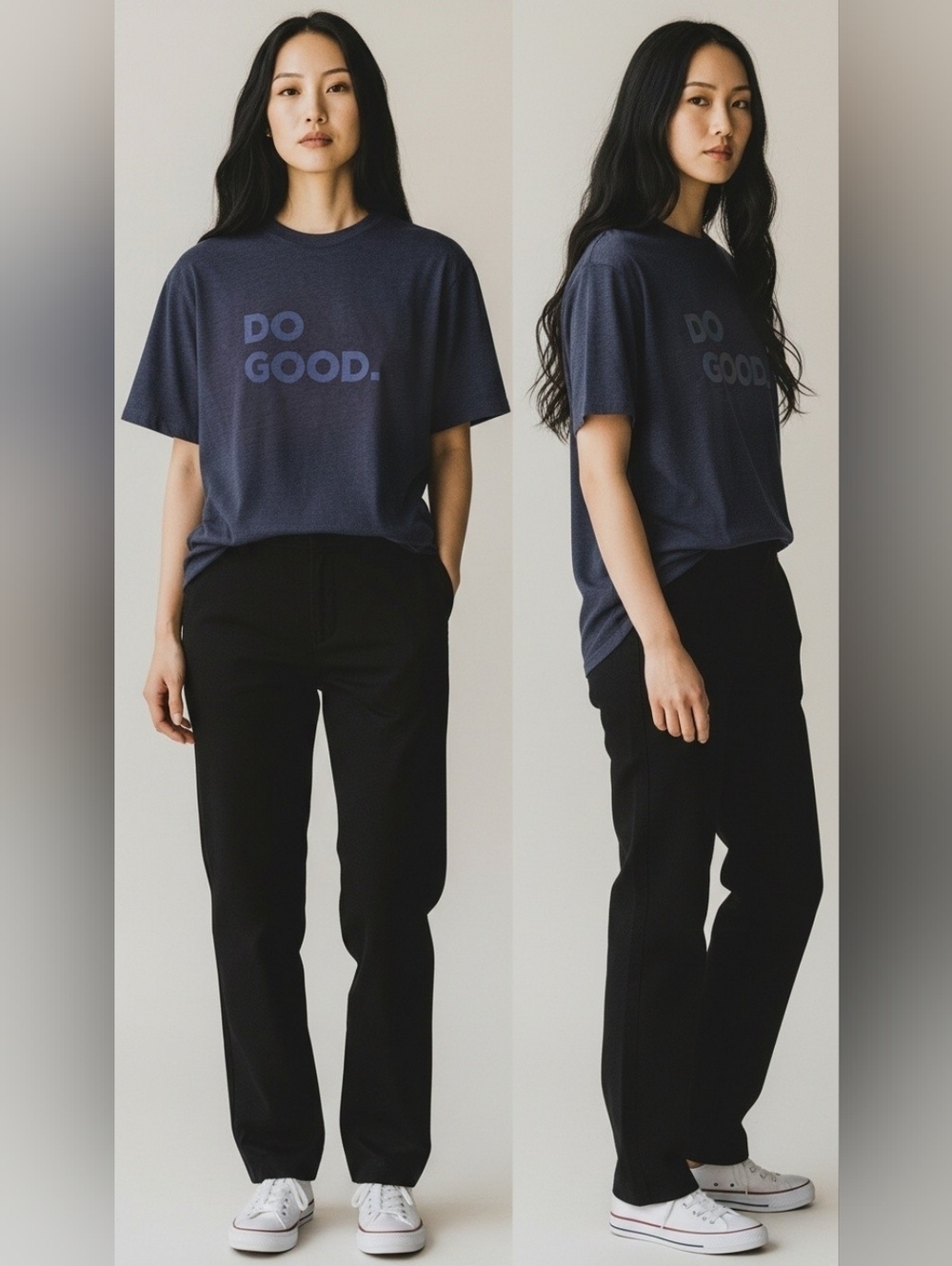 cotopaxi Men's 'DO GOOD.' Crew Neck Tee - Navy Blue Size L